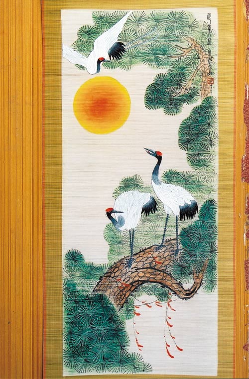 武勝飛龍竹簾畫