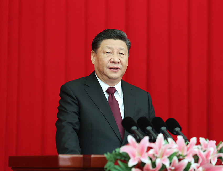 12月29日，全國政協(xié)在北京舉行新年茶話會。中共中央總書記、國家主席、中央軍委主席習近平在茶話會上發(fā)表重要講話。新華社記者 鞠鵬 攝