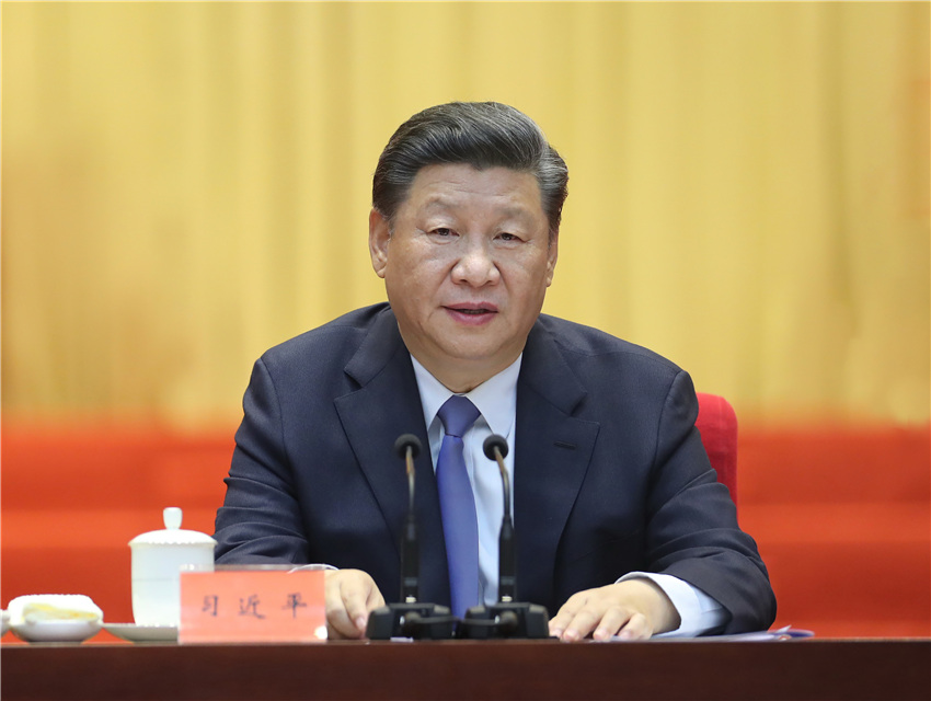 9月20日，中央政協工作會議暨慶祝中國人民政治協商會議成立70周年大會在全國政協禮堂召開。中共中央總書記、國家主席、中央軍委主席習近平出席大會並發表重要講話。新華社記者 鞠鵬 攝