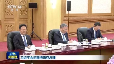 習近平會見斯洛伐克總理