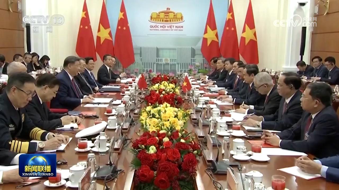 習(xí)近平會(huì)見越南國(guó)會(huì)主席