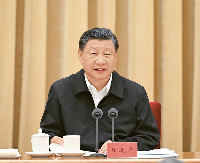 2023年7月17日至18日，全國生態環境保護大會在北京召開。中共中央總書記、國家主席、中央軍委主席習近平出席會議並發表重要講話。 新華社記者 饒愛民/攝
