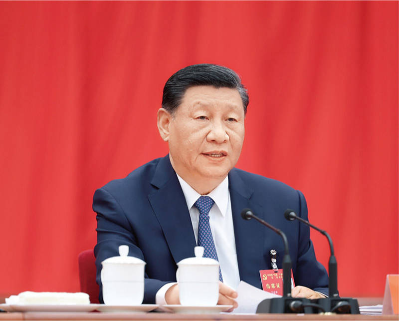 　　中國共產黨第二十屆中央委員會第三次全體會議，於2024年7月15日至18日在北京舉行。中央委員會總書記習近平作重要講話。 新華社記者 鞠鵬/攝